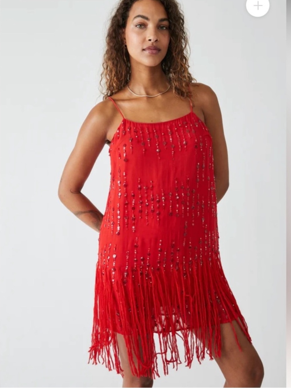 NWT Free People Crystal Clear mini dress